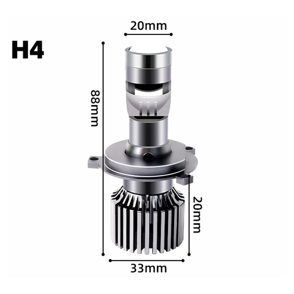 H7 LED Laser Lenses For Cars H10 9005 HB3 9006 HB4 H11 Mini 