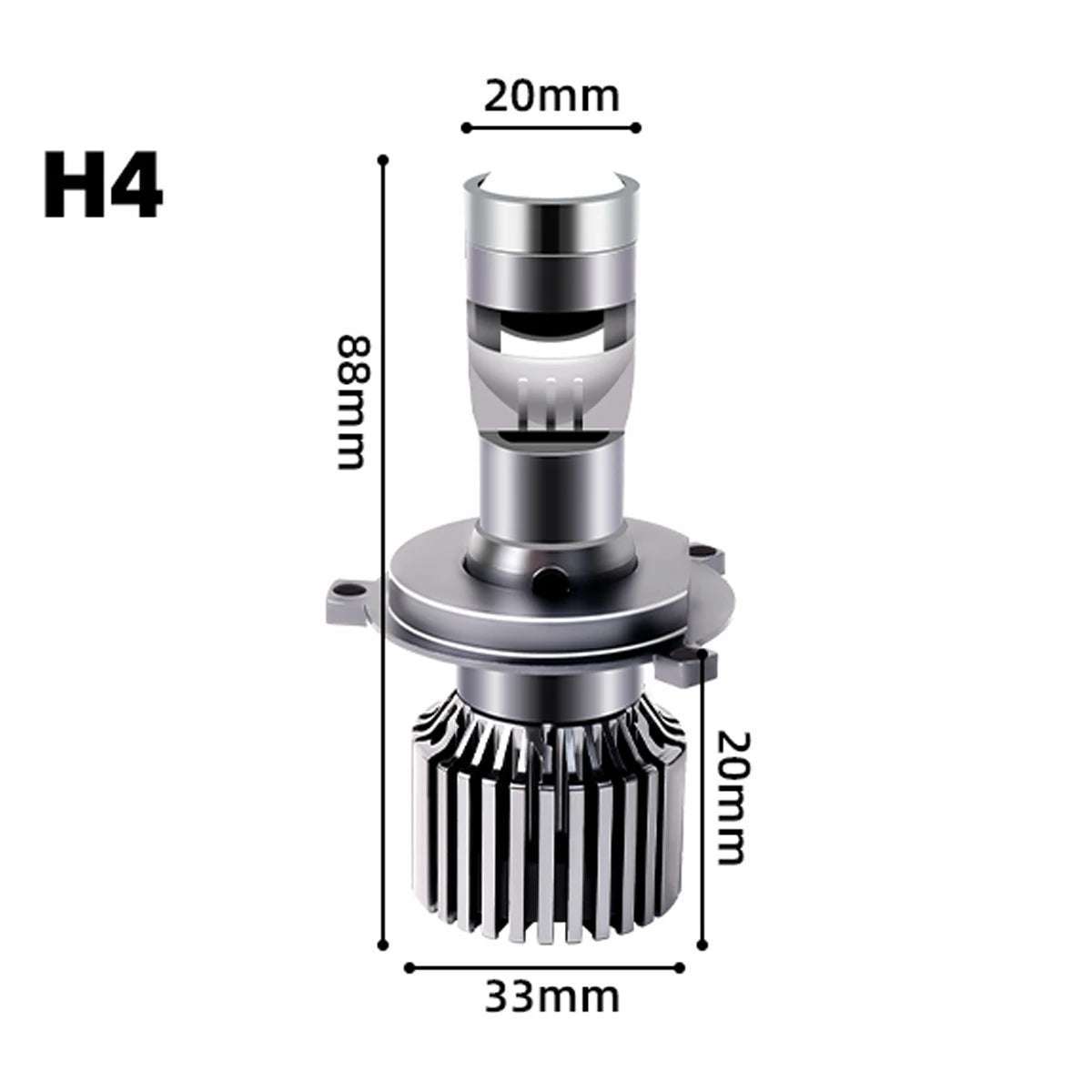 H7 LED Laser Lenses For Cars H10 9005 HB3 9006 HB4 H11 Mini 