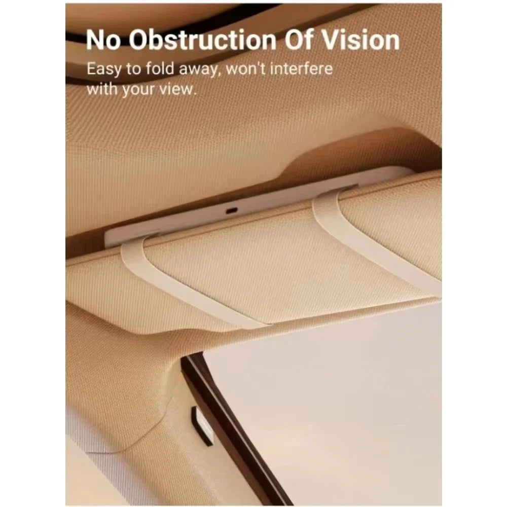 Car Interior Makeup Mirrors Sun Visor Plate LED Mirror for G