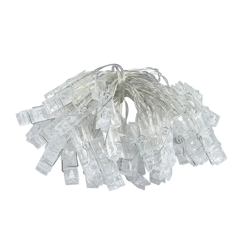 3m 20 LED Photo Clip Fairy String lights Card Holder Garland