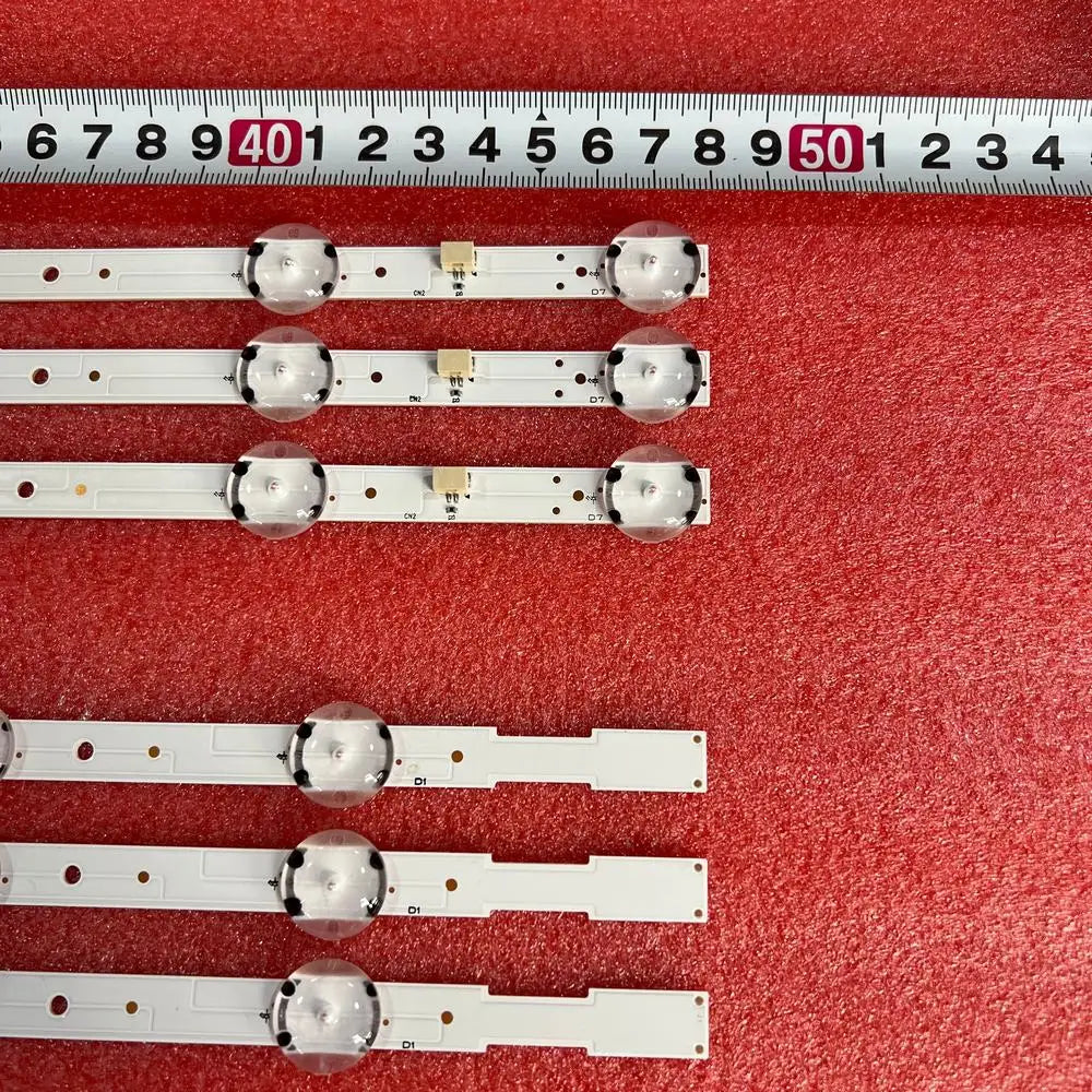 LED Strip for Sanyo 50inch TVE128280 FW50D36FB UDULED0GS056 UDULED0GS057 50W6S1P 50W7S1P - Replacement TV