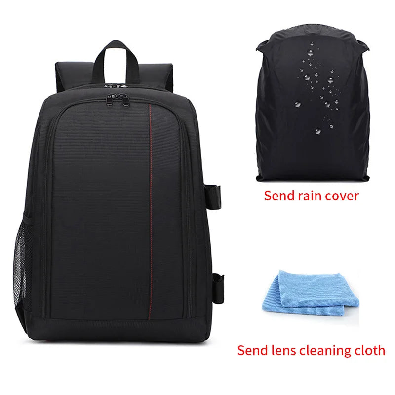 Digital Camera Backpack Outdoor Large-Capacity Camera Bag La
