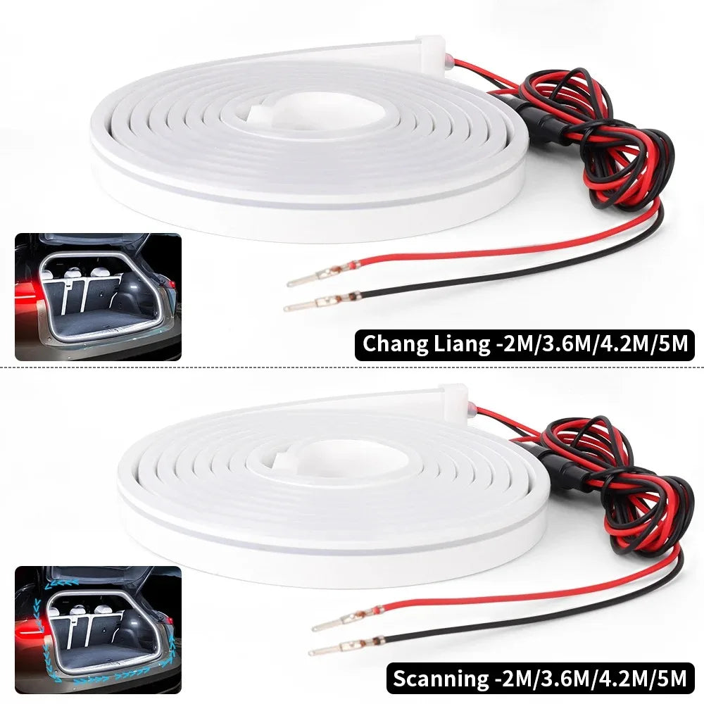 Car High Brightness Trunk Lighting Ambient Light 2/4M Interi