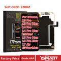 120HZ Soft OLED For iPhone 15 Pro Max 15Pro 13 Pro LCD Displ