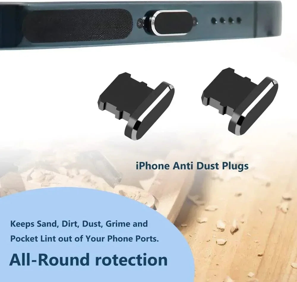 Metal USB C Dust Plug for IPhone 16 15 Pro 14 13 Samsung Xia