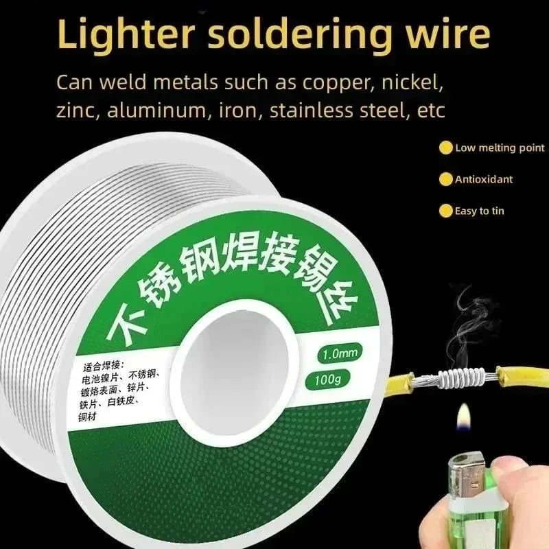 100/20g No Need Solder Powder Soldering Rods Low Temperature
