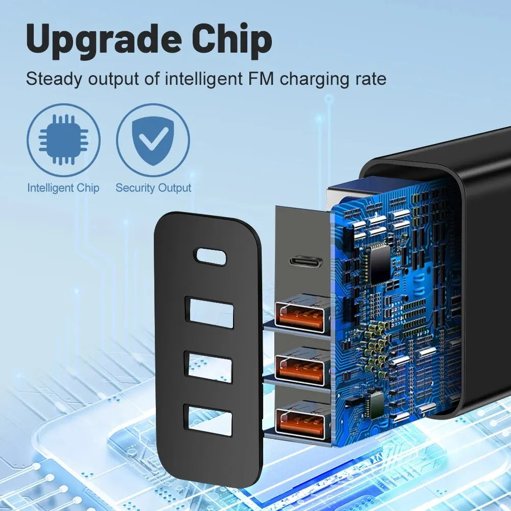 Total 20W Multi Port Wall Charger USB PD Adapter For Xiaomi 