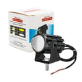 Motorcycle LED Headlight Bulbs Projector Lens Dual Color ATV