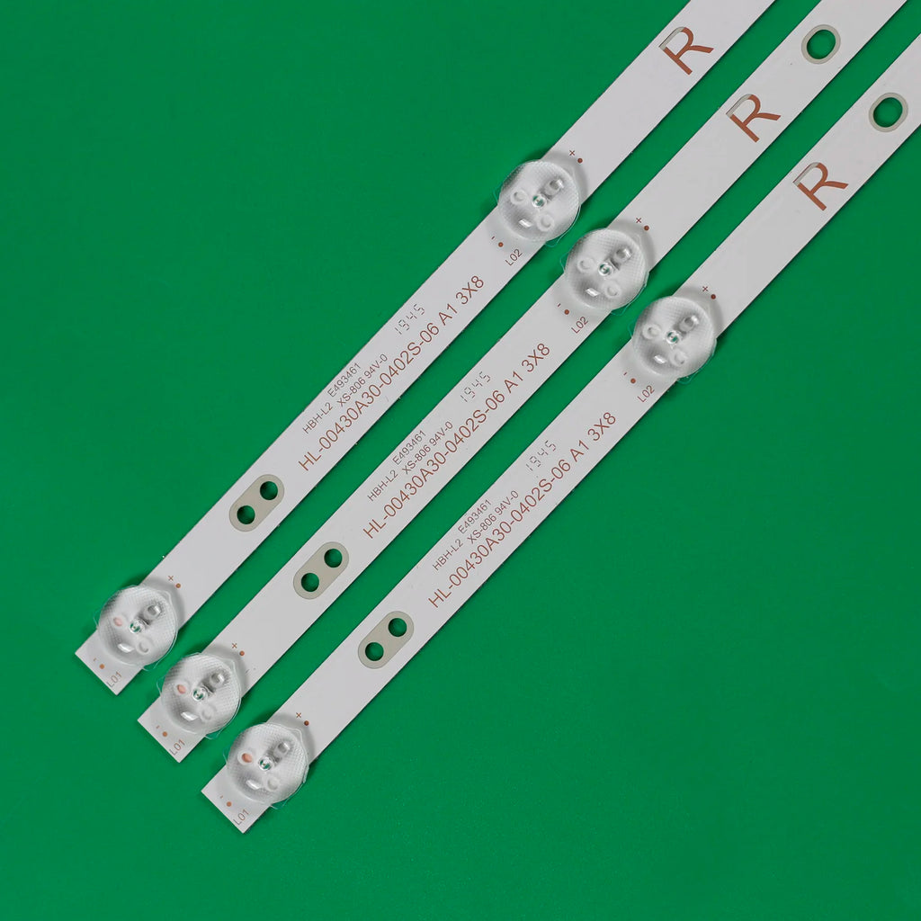LED Backlight Strip for SJ.CX.D4300402-3030ES-M 1.14.MD430052 CX430DLEDM T-CON - Replacement TV Backlight