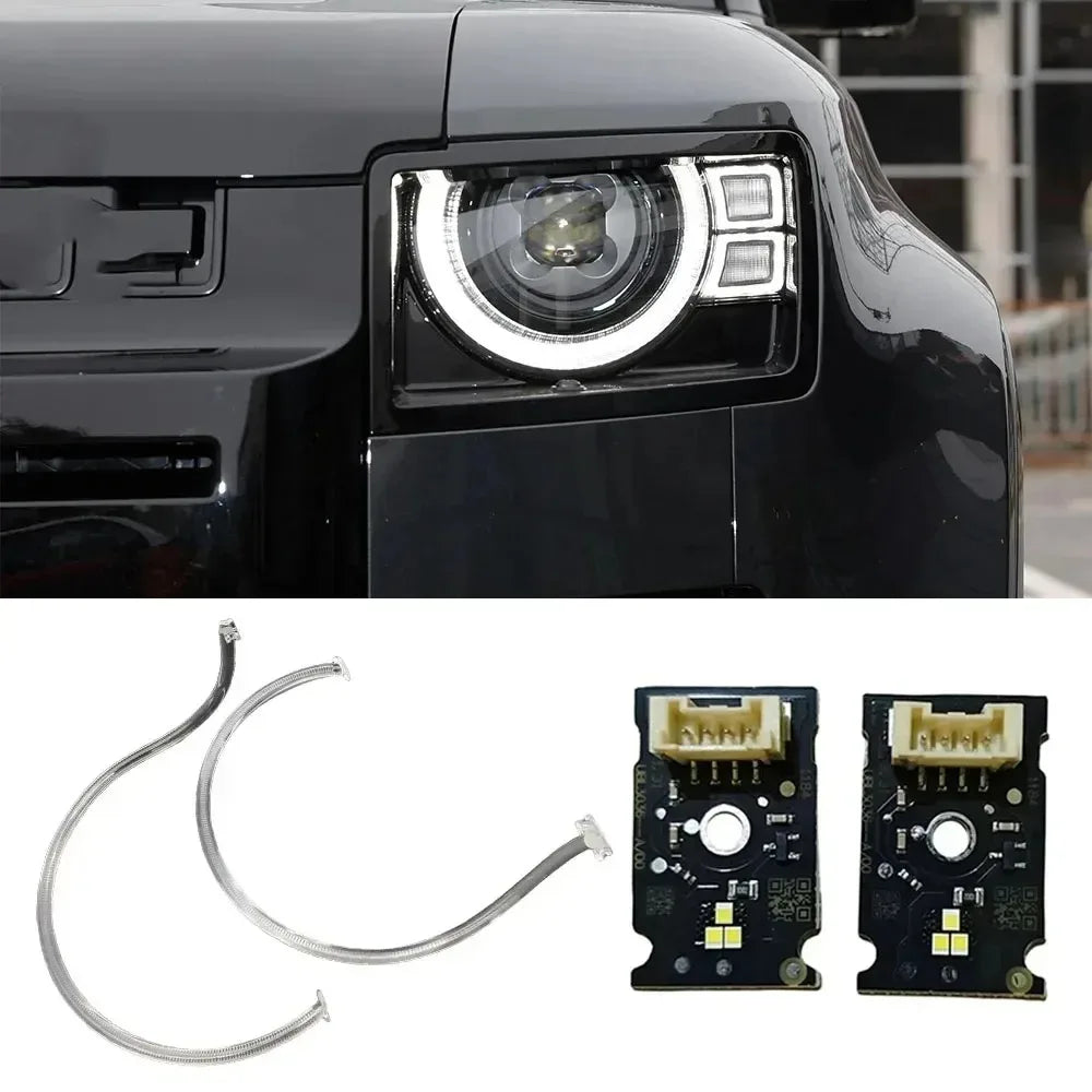 DRL Board Car DRL Headlight Light Guide Strip Daytime Running Light Tube Bar New for Land Rover