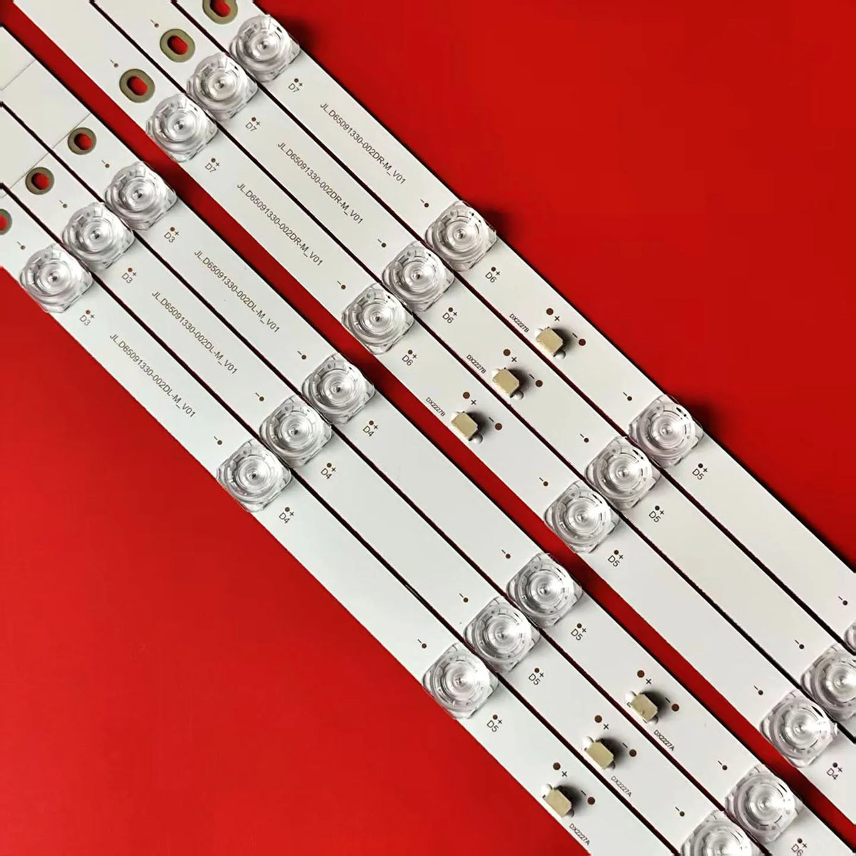 LED Backlight Strip for 6pcs LED backlight for L65MA-AP JL.D65091330-002DR-M JL.D65091330-002DL-M