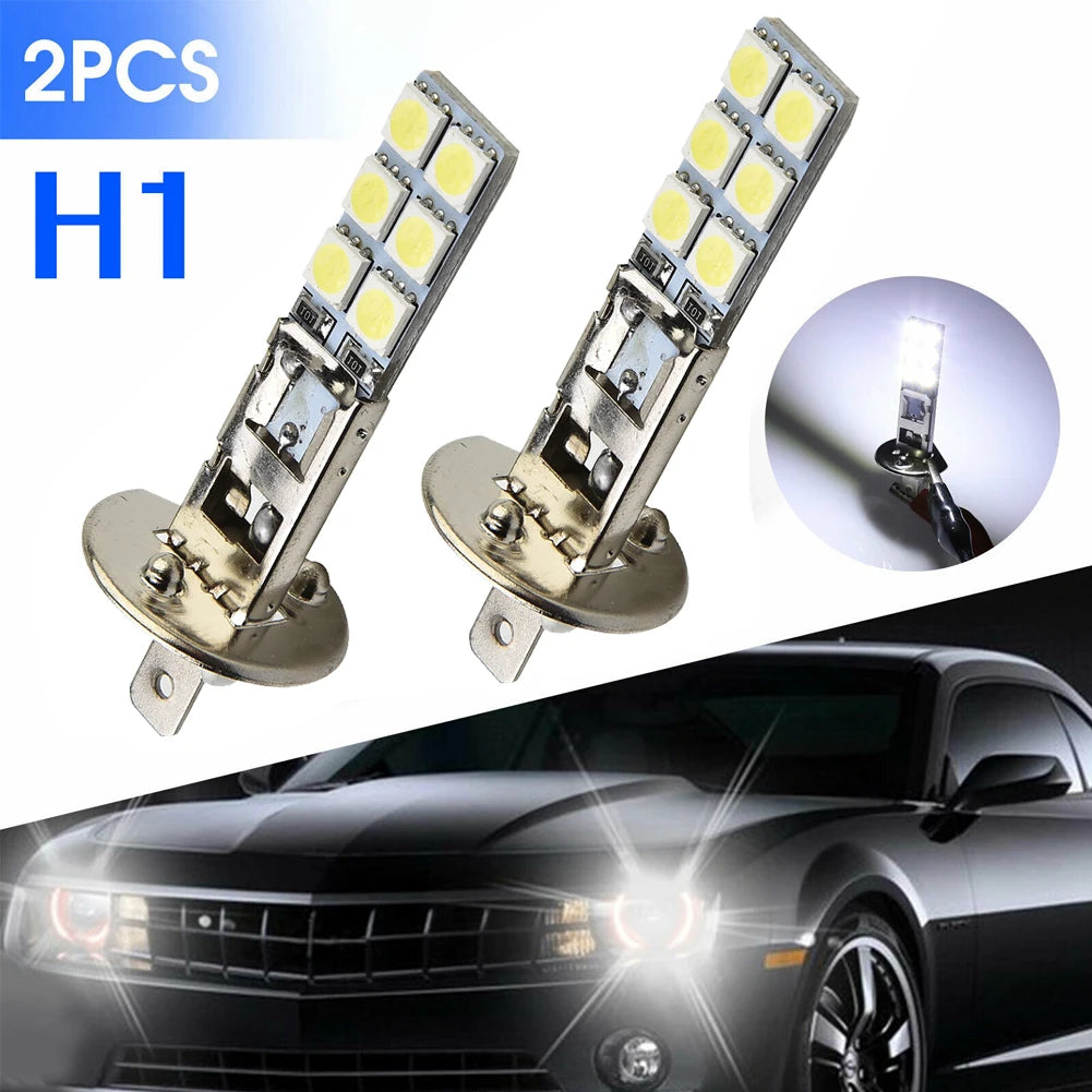 2PC NEW H1 6000K Super White 55W LED Headlight Bulbs Kit Fog