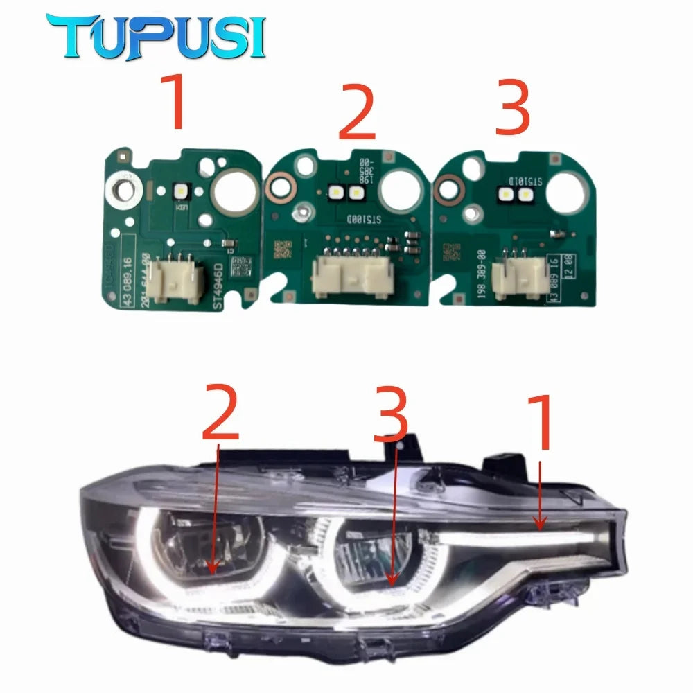 LED Headlight Daytime Running Light DRL Module Lightsource Super Bright for BMW F30 F31 F35