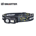 New Mini LED Headlamp Motion Sensor Camping Fishing Lantern USB Rechargeable Headlight with Magnet Warning Lamp Cap Clip Lights
