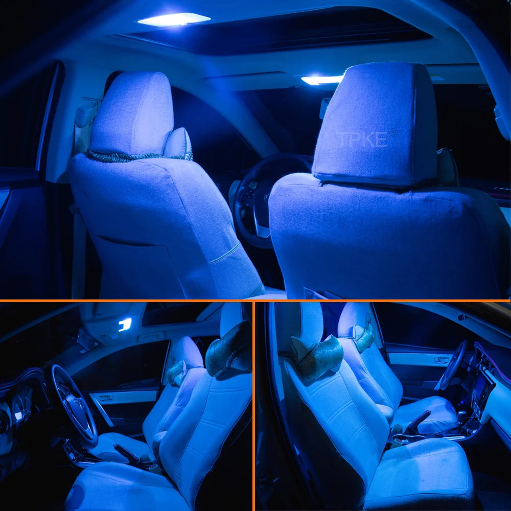 11-Piece LED Interior Light Kit for Hyundai HB20X HB20S HB20 2013-2019 - Canbus Error-Free Interior Bulbs
