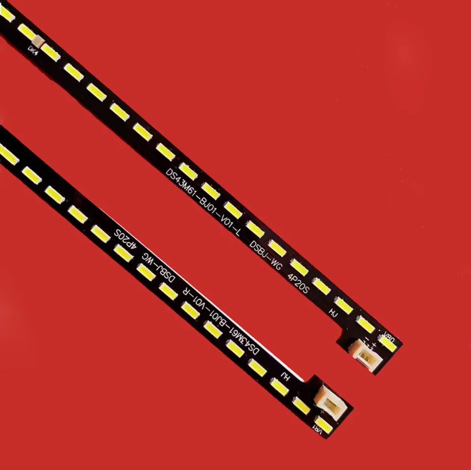 LED Backlight Strip for DV430FHM-NN1 RF-AZ430028RA14-2004 RF-AZ430028LA14-2004 47.5CM 80LED - Replacement TV