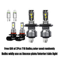 Dual Beam High and Low Replacement H4 9006 HB4 Car Lights LED Headlight Fog Light For Toyota Land Cruiser Prado J12 2002-2009