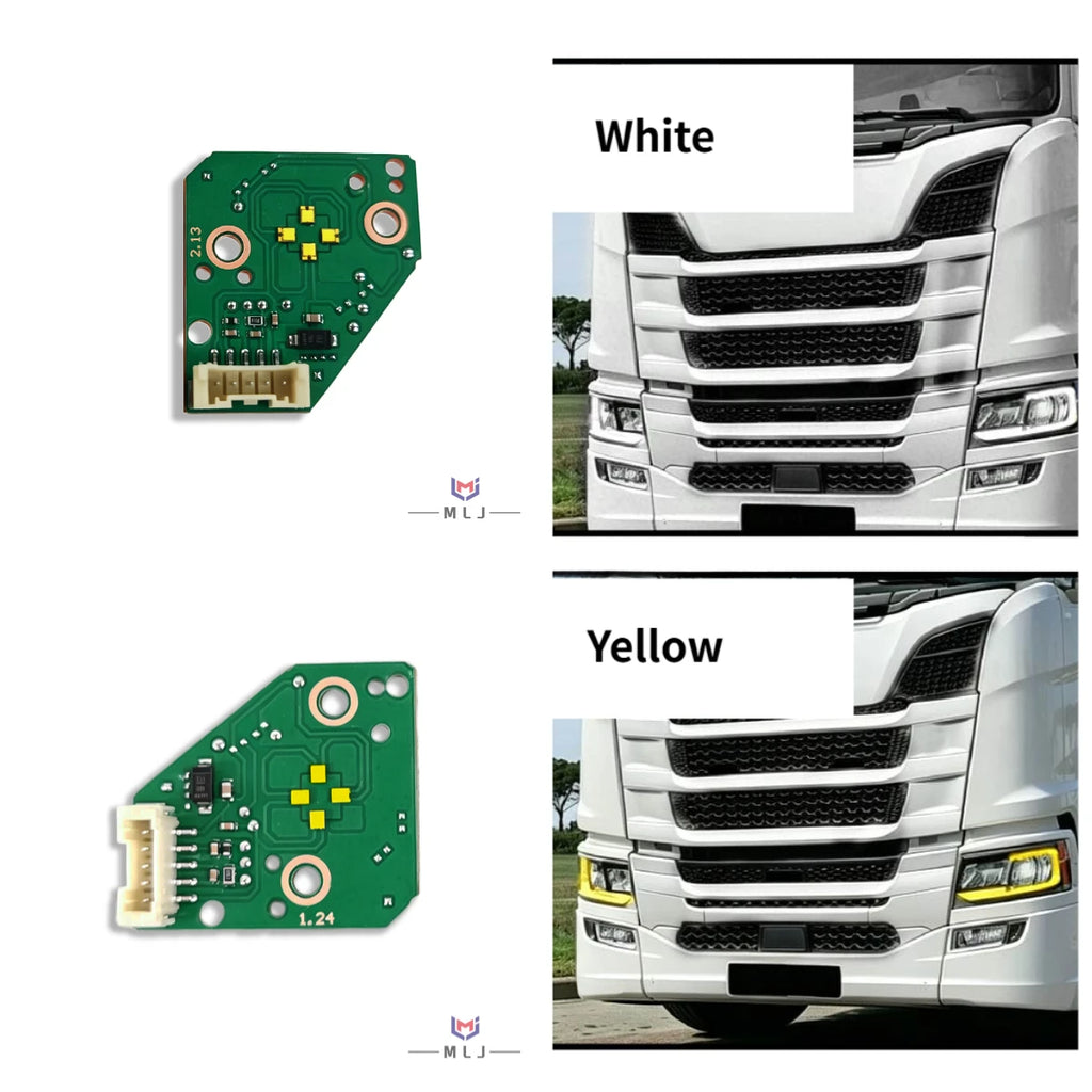 Angel Eyes DRL LED Board OEM 2379886 2655849 2379882 For Scania S R P G Series Headlight Source Chips Spare