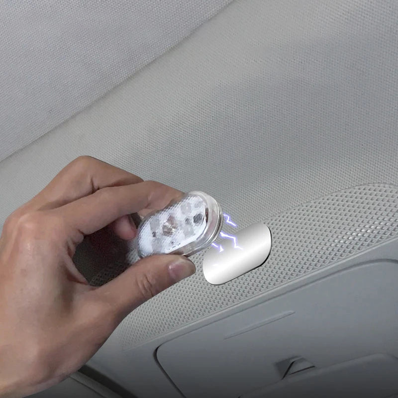 SEAMETAL Mini Car Touch Light for Floor Trunk Hood Ceiling U