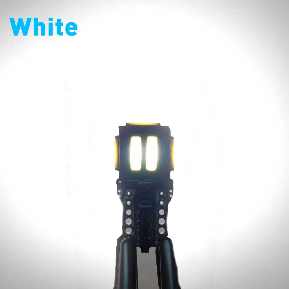 2pcs High Quality Super Bright T10 W5W Car Interior Reading Dome Light Marker Lamp 168 194 LED Auto Wedge Parking Bulbs Orange
