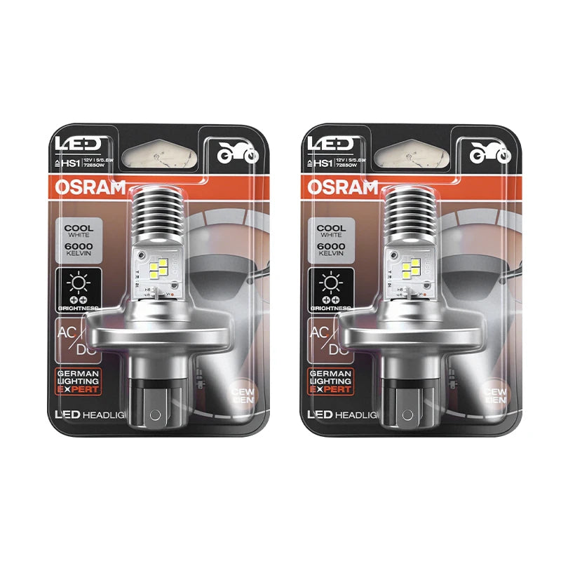 OSRAM HS1 7285CW Led Moto Car Headlight High Low Beam LEDriving HL HS1 NEW GEN H4 Motorcycle Lamp Led Bulb PX43t 6000K DC AC 12V
