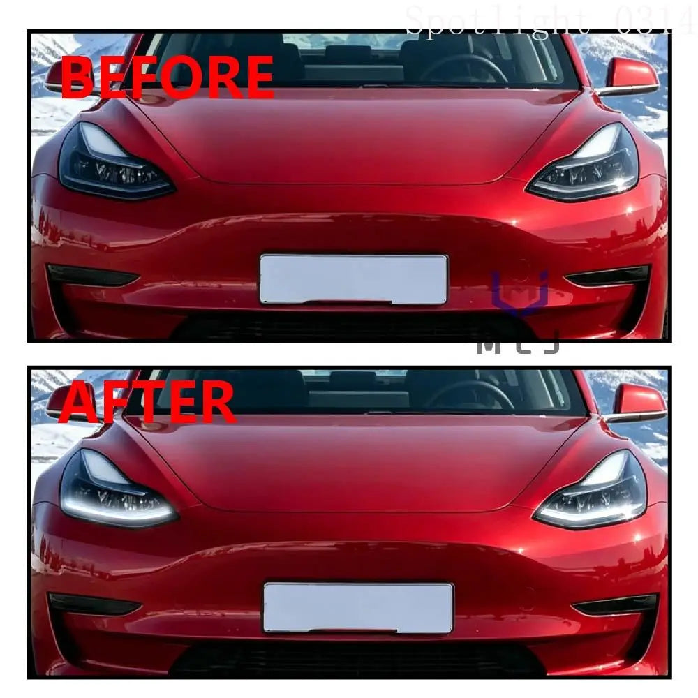 Headlight DRL Light Source Board White Light DRL Chip Car Accessories for Tesla Model Y Model 3
