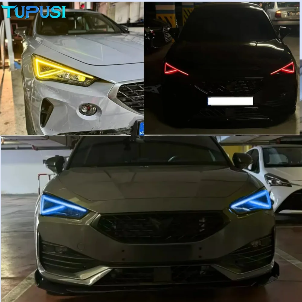 DRL LED Boards For SEAT Leon MK4 2020-2024 Daytime Running Light Headlight Module Repair for SEAT MK4