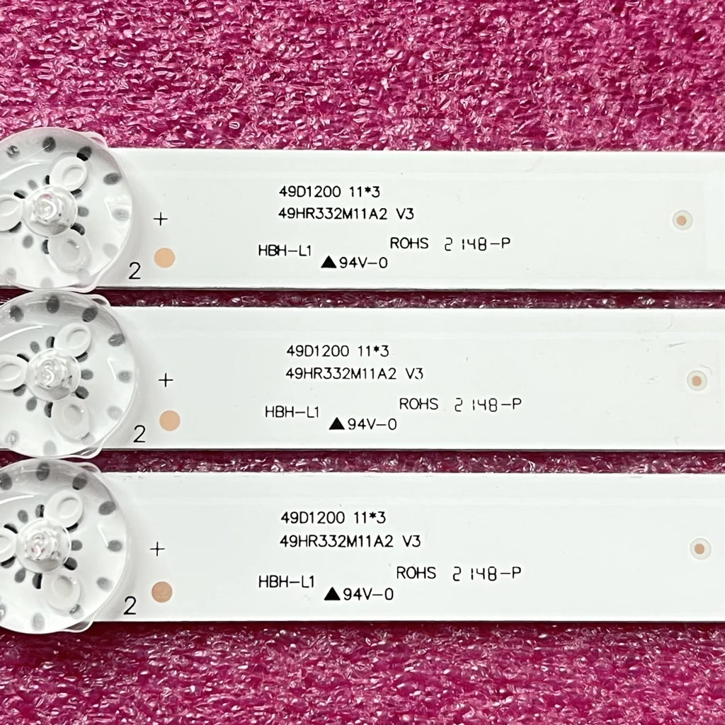 LED Backlight Strip for Lámpara LED de TV,T49FSL5130 T49FSE1170 T49FSL6010 49HR332M11A2, 49D1200,