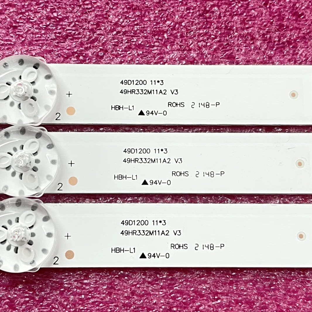 LED Backlight Strip for Lámpara LED de TV,T49FSL5130 T49FSE1170 T49FSL6010 49HR332M11A2, 49D1200,