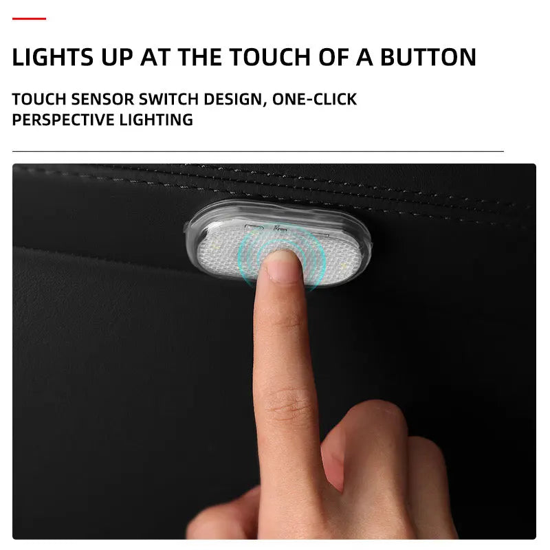 Car Interior Wireless Mini USB Charging LED Touch Light Mult
