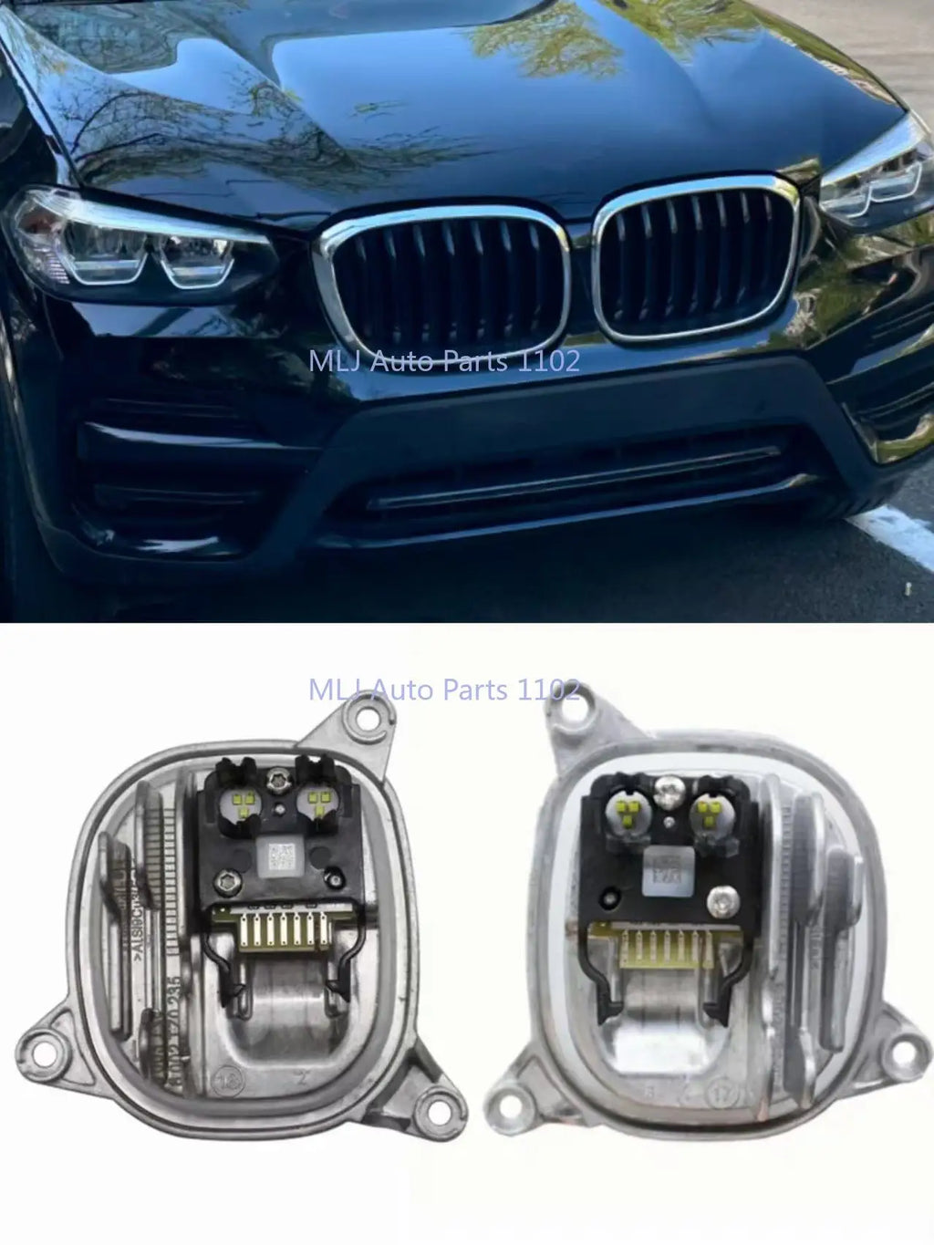 LED Headlight DRL Daytime Running Light Module 63117466107 for BMW G01 G02 X3