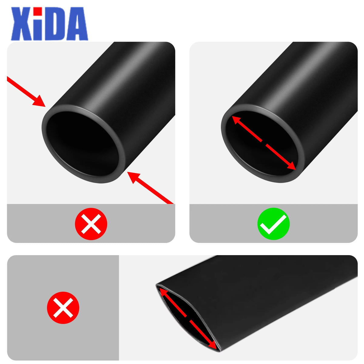 1Meter 4 1 Heat Shrink Tube With Glue Thermoretractile Heat 