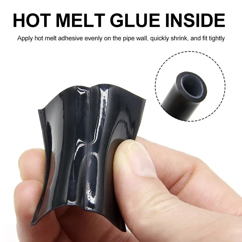 2M 11 Colors 3 1 with Glue Heat Shrink Tube 1.6mm 50mm Dual 