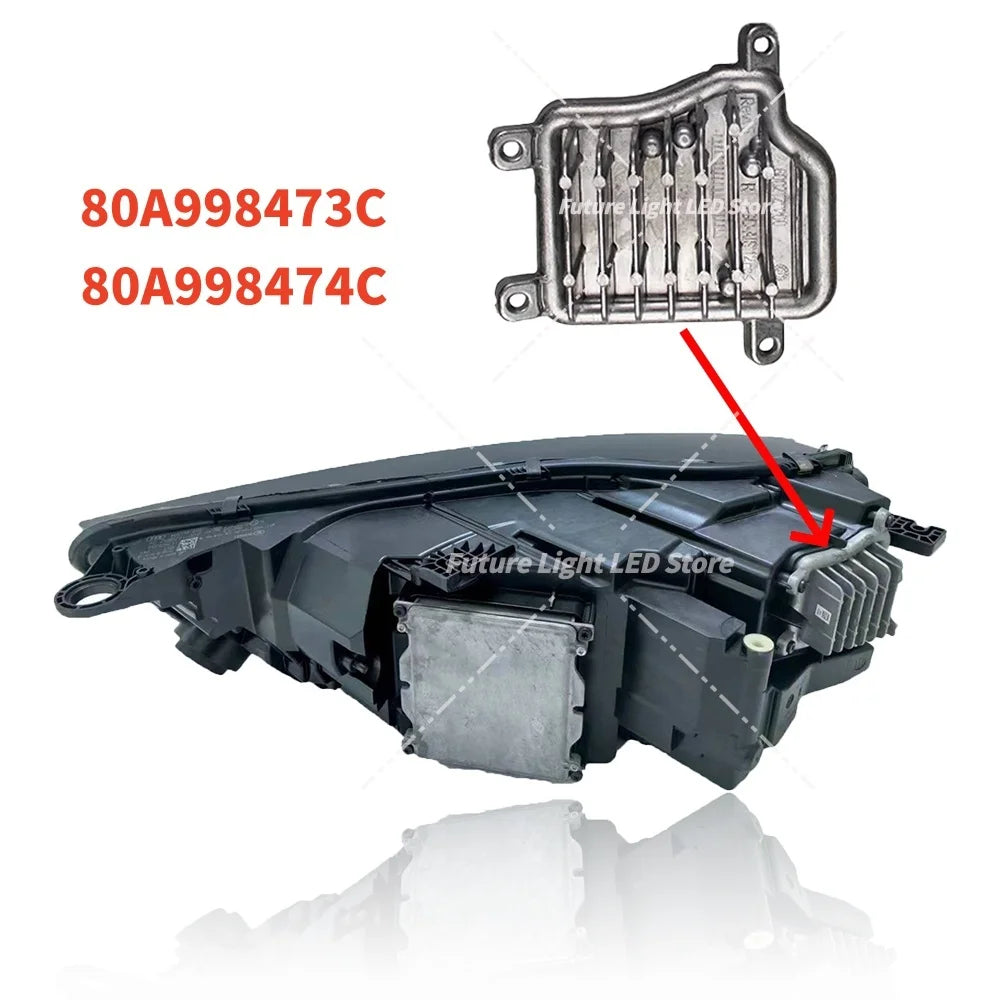 DRL Module Lightsource For Audi Q5 Q5L 2018-2020 Matrix LED Headlight Daytime Running Light Modules Unit for