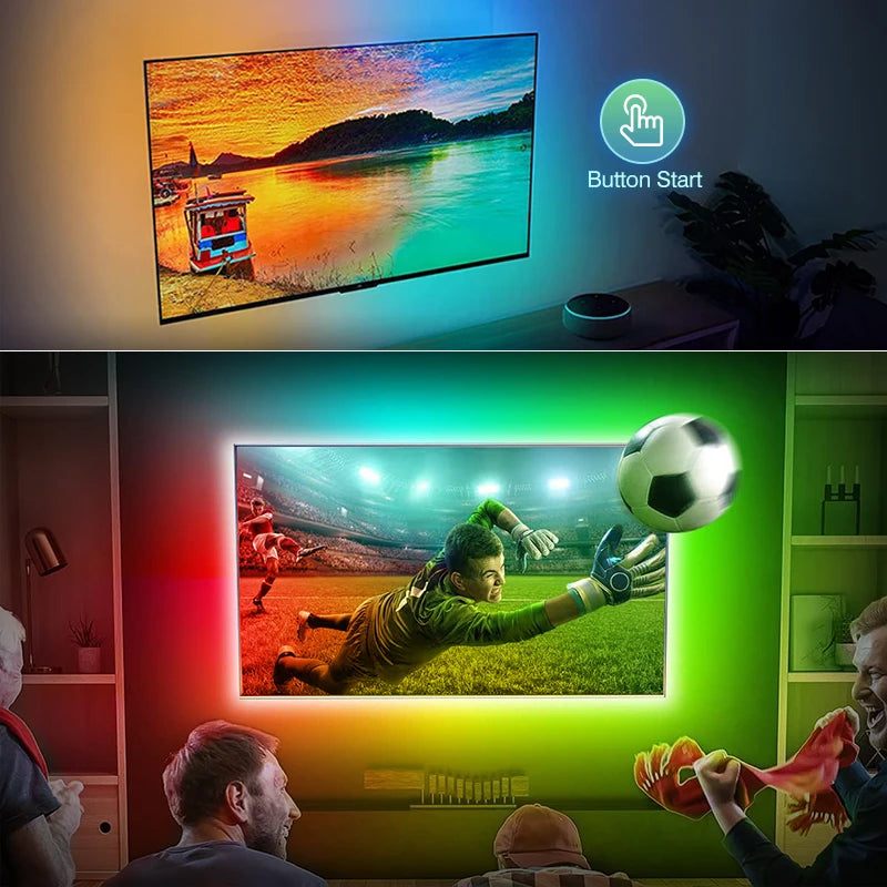 2026 New Ambient TV LED Backlight Sync to Screen For 40-85In