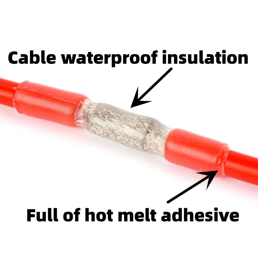 5M/lot Clear 3 1 Heat Shrink Tube Impermeable With Double Wa