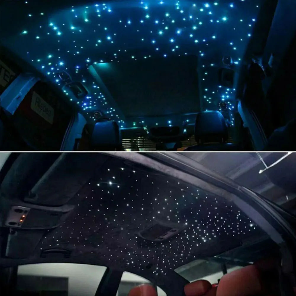 Car Starry Sky 1000pcs Bluetooth AppRGB Remote Control Starr