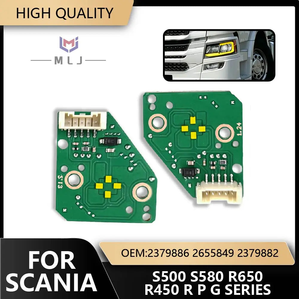 Angel Eyes DRL LED Board OEM 2379886 2655849 2379882 For Scania S R P G Series Headlight Source Chips Spare