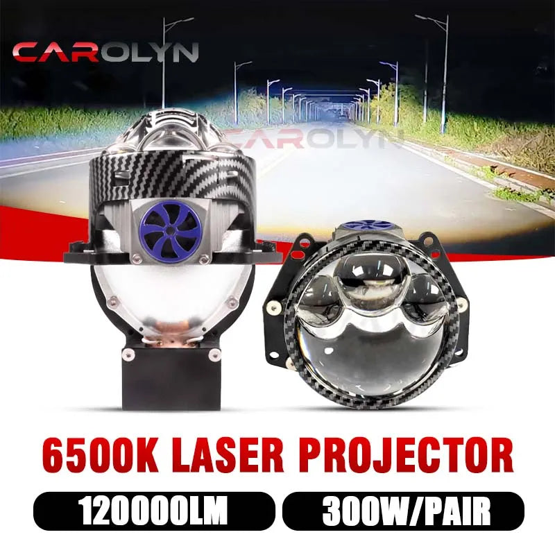 Carolyn H4 H7 Bi LED Car Lens Projector Headlights 9005 9006