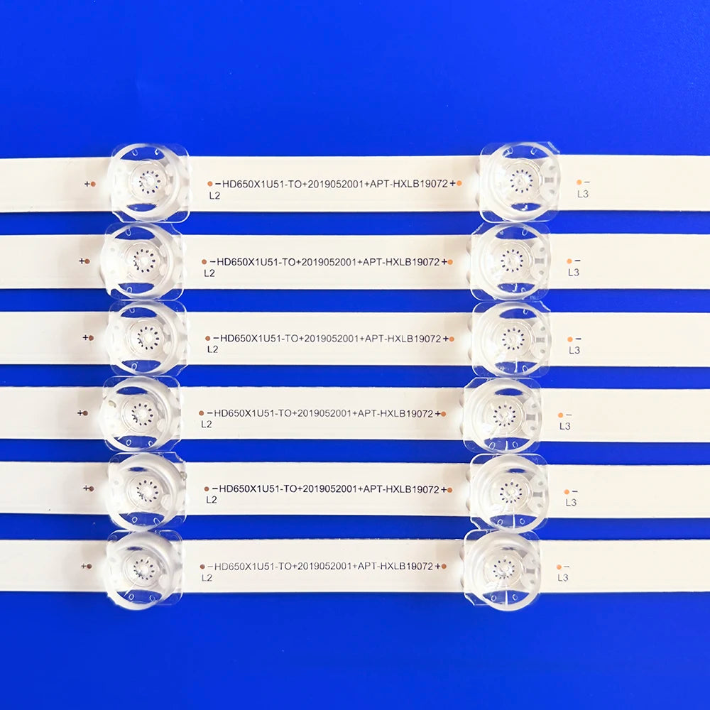 LED Backlight Strip for 65A6100FS Mgu6590x 65A6G Onn 100021261 Kioto MI653751 HD650X1U51-T0L3 SVH650AK7 ZD