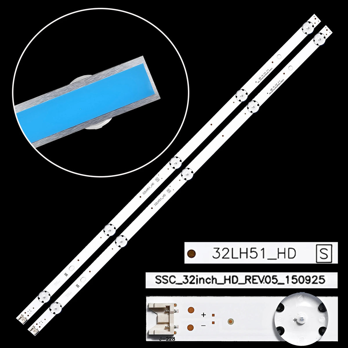 LED Backlight Strip for 32LF510U 32LH513U 32LH520U 32LH530U 32LH519U 32LH570U 32LH590U 32LH595U SVL320AL5
