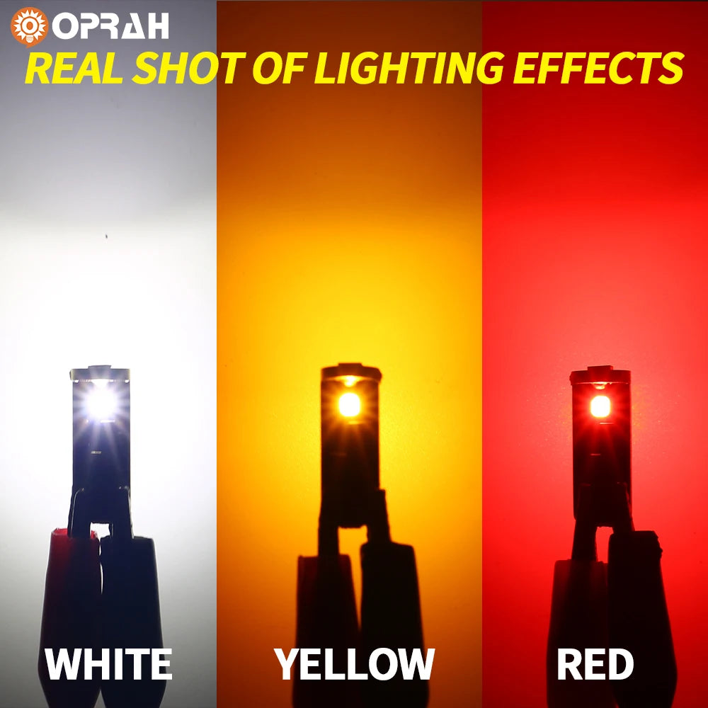 10PCS NEW T10 W5W LED Bulbs 6000K White 194 168 Canbus 3838 