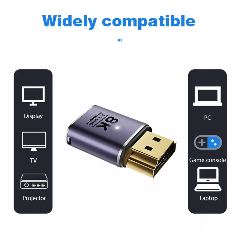 HDMI-Compatible Cable Adapter Mini Micro HDMI to HDMI 2.1 Co