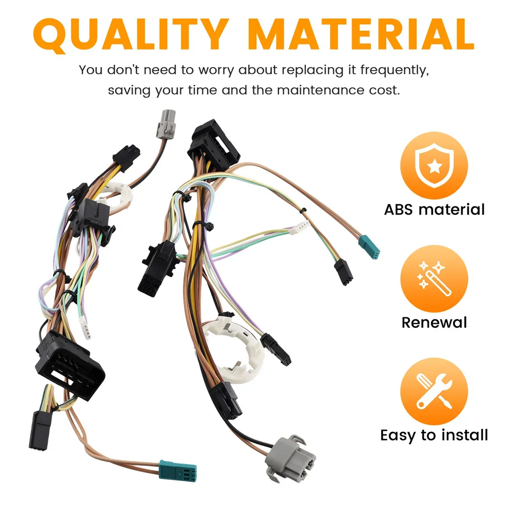 LED Headlight Wiring For BMW X5 E70 2007-2013 Car Front Left & Right Headlight Wiring Harness Internal Cable