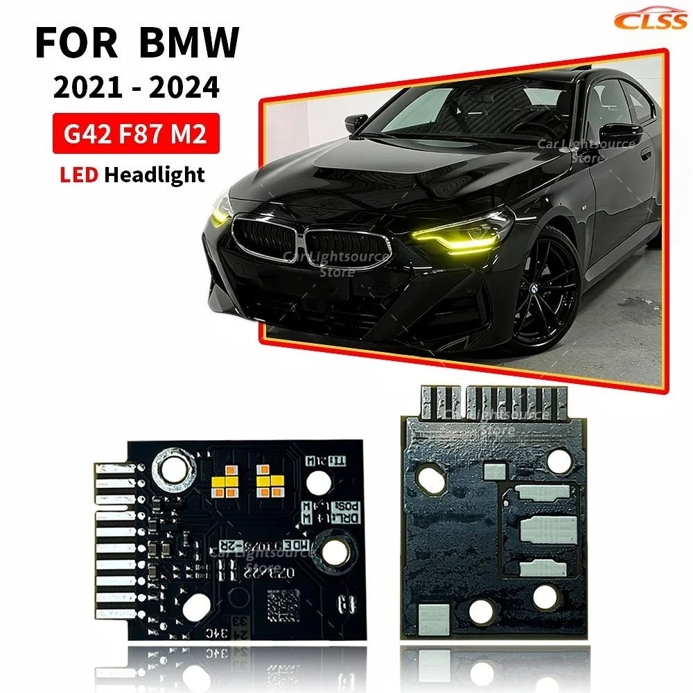 DRL Boards For BMW 2 Series M2 G42 G87 M240i 2022-2024 LED Headlight Daytime Running Light Turn Signal Module