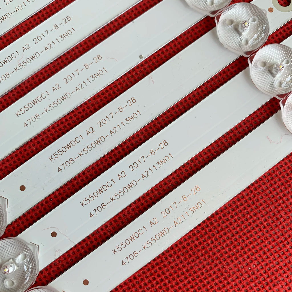LED Backlight Strip for 5/6LED LED backlight strip for 4708-K55WDC-A2113N01 4708-K550WD-A1113N01 55PUF6092