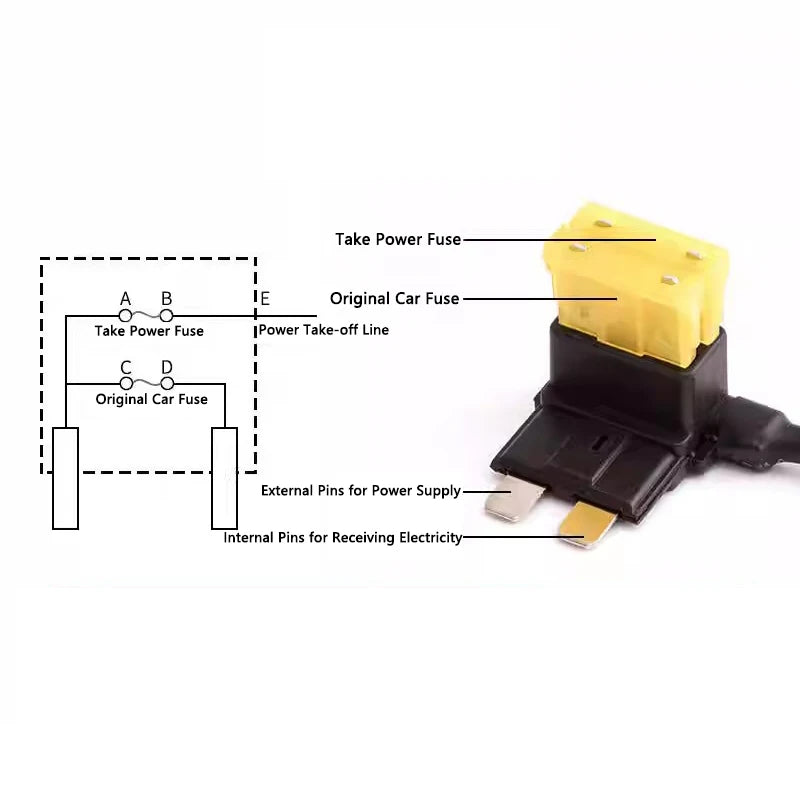 10/5pcs MINI SMALL MEDIUM Size Car Fuse Holder Add-a-circuit