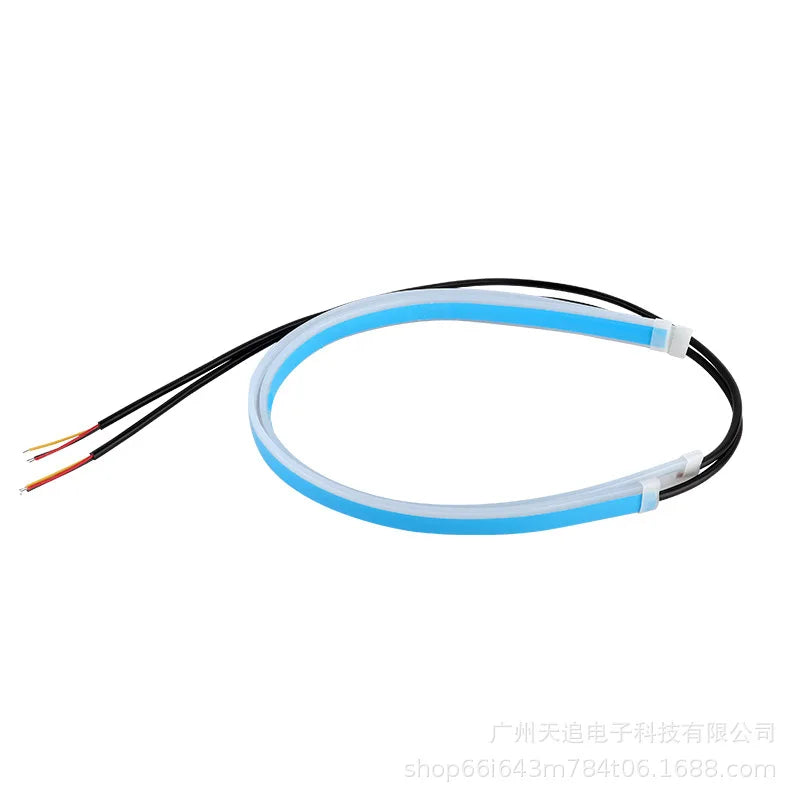 2Pcs 12V Led Guide Strip Headlight for Car Daytime Running L