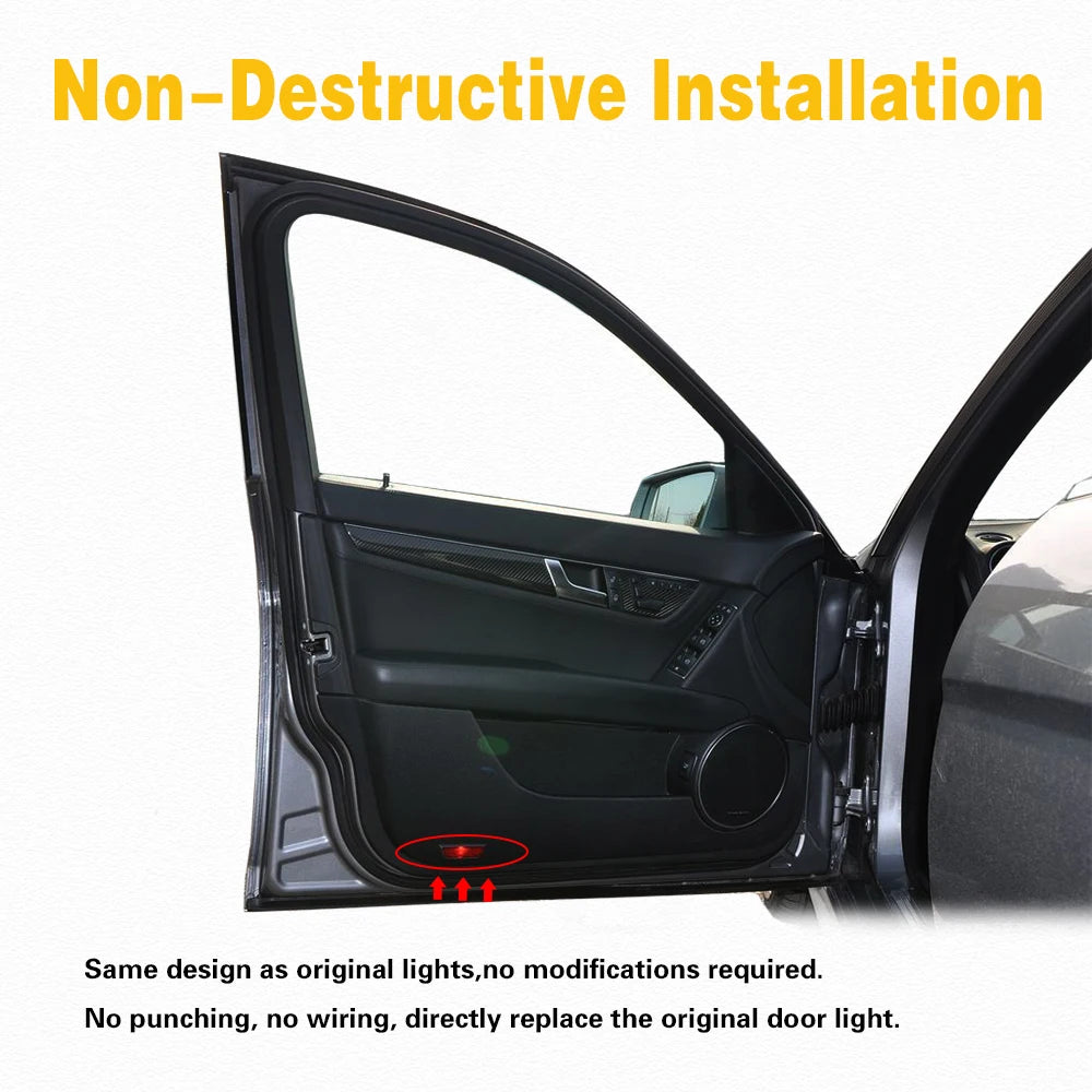 2PCS For Mercedes Benz C CLASS W204 2008 - 2013 C200 C260 C2