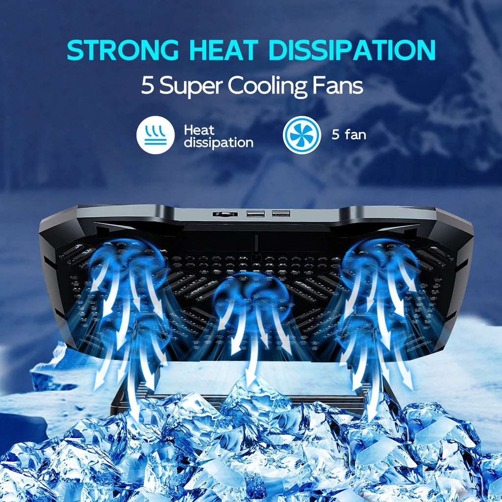 COOLCOLD Laptop Cooling Pad for 12-17 Inch Laptop Cooler Sta